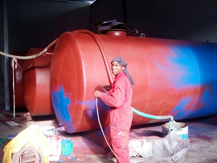 ENGINEER JOEBLAST WORKING ON JOB SITE